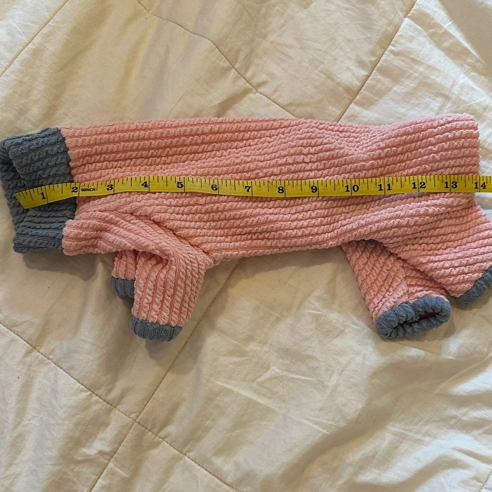 Cozy Pink and Gray Jumper